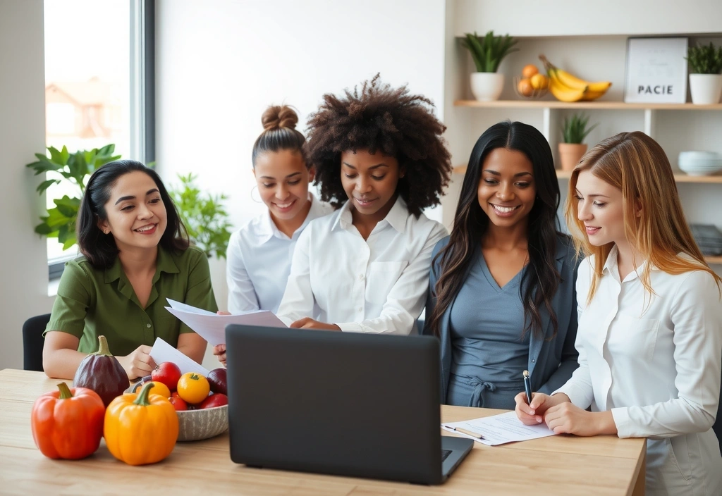 Unser Team von Ernährungsberatern in der Praxis